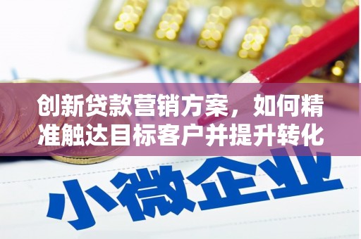 盖州创新贷款营销方案，如何精准触达目标客户并提升转化率
