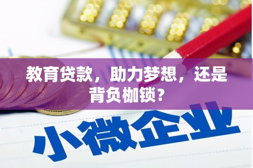 赫山教育贷款，助力梦想，还是背负枷锁？