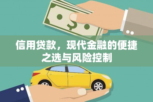泸溪信用贷款，现代金融的便捷之选与风险控制