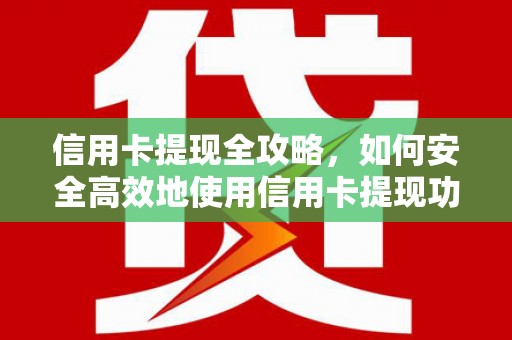 港口信用卡提现全攻略，如何安全高效地使用信用卡提现功能