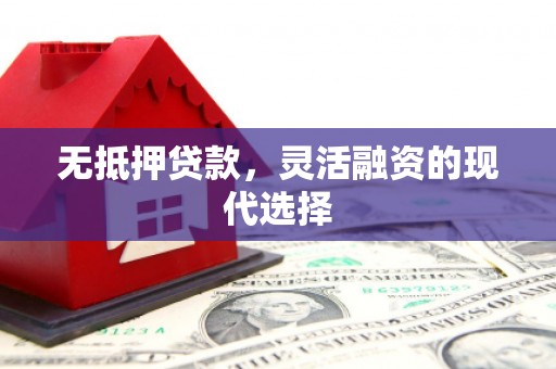 吕梁无抵押贷款，灵活融资的现代选择