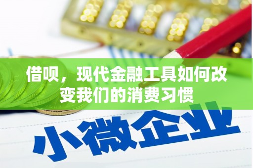 东营借呗，现代金融工具如何改变我们的消费习惯