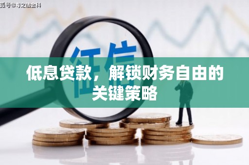 桐乡低息贷款，解锁财务自由的关键策略