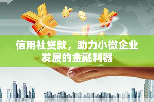 察布查尔锡伯信用社贷款，助力小微企业发展的金融利器