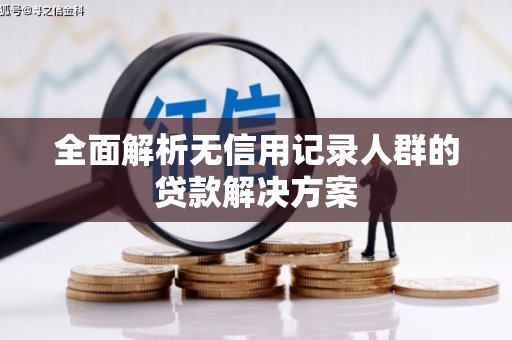 陕西全面解析无信用记录人群的贷款解决方案